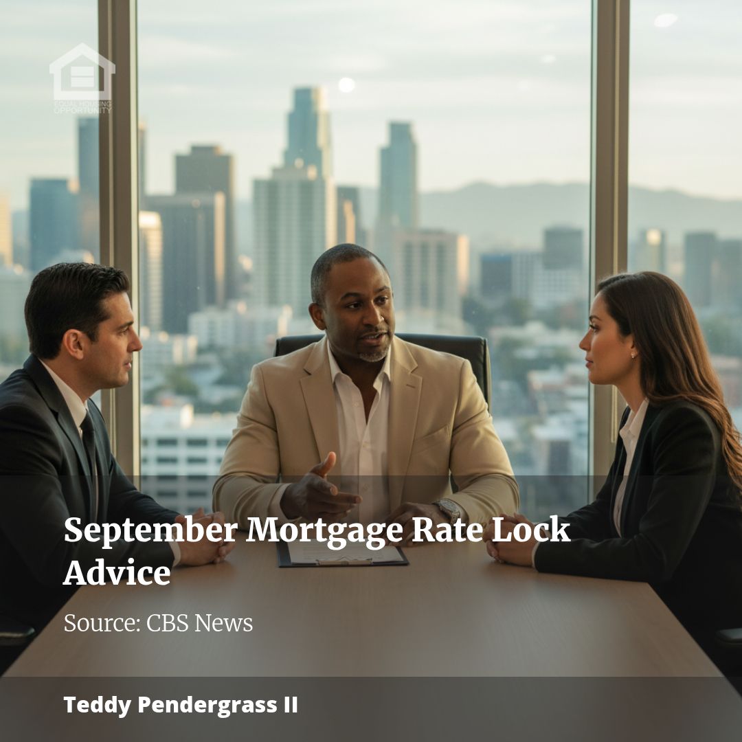 Why a mortgage rate lock makes sense this September